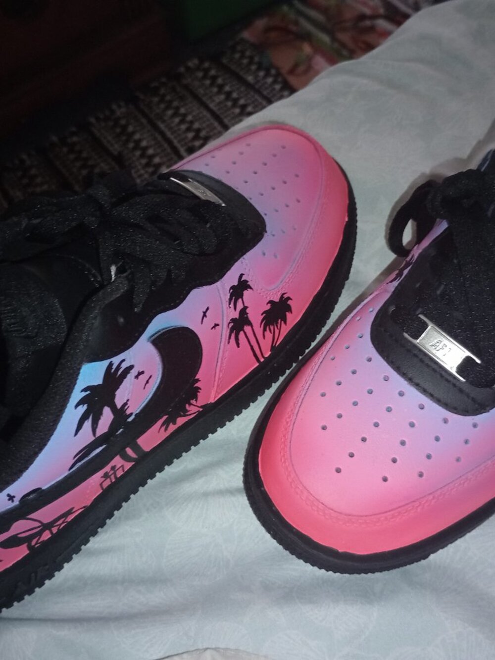 Nikes AF1 Miami Beach Style! - Picture 2 of 5
